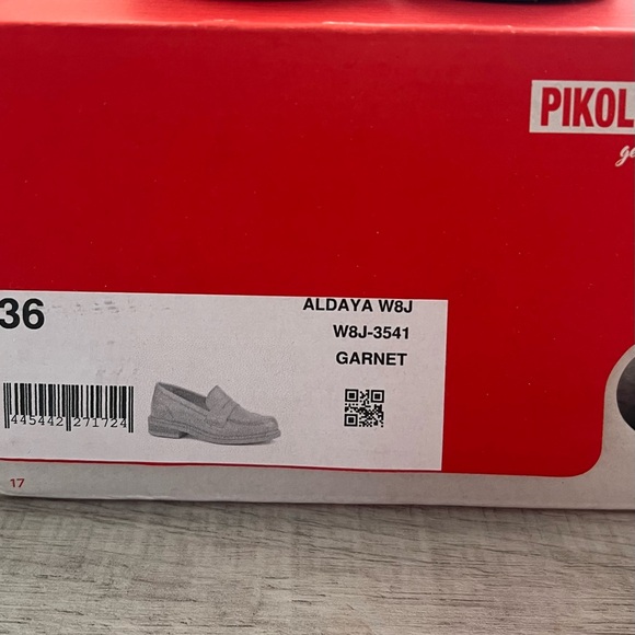 PIKOLINOS ALDAYA W8J-3541 GARNET Leather Loafers - BRAND NEW IN BOX sz 36/6 - Picture 8 of 11